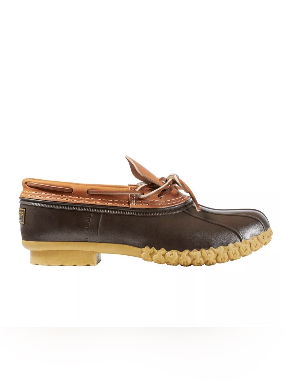 L.L. Bean Brown Leather and Dark Brown Bean Boots